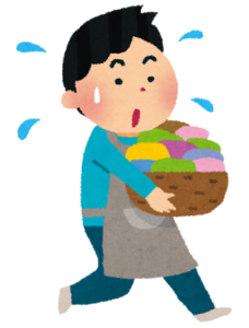 家事をする旦那さん