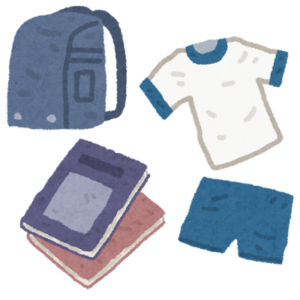 古びた学用品たち