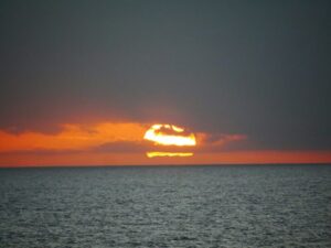 沈む夕日