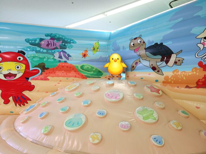 ふわふわな滑り台
